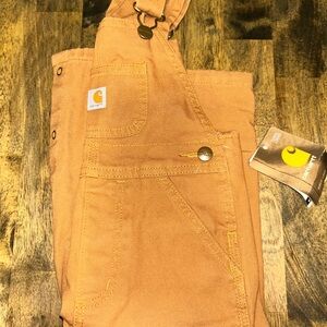 Carhartt Tan Bib Overalls
